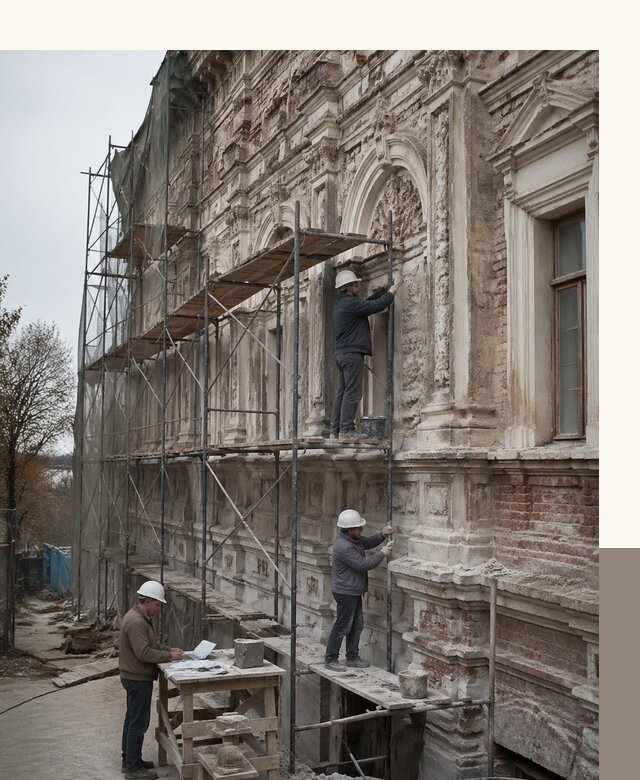 Реставрация объектов культурного наследия под ключ в Приморско-Ахтарске