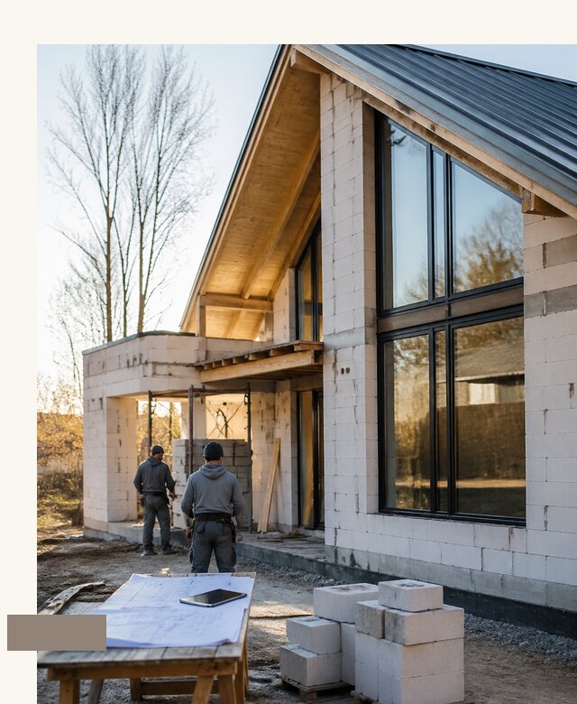 Проект дома из газобетона в Приморско-Ахтарске по цене от 35483 | А3дПро-Прр