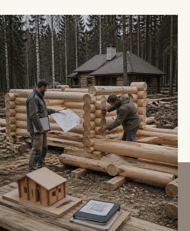 Проектирование и строительство домов из бревна в Приморско-Ахтарске